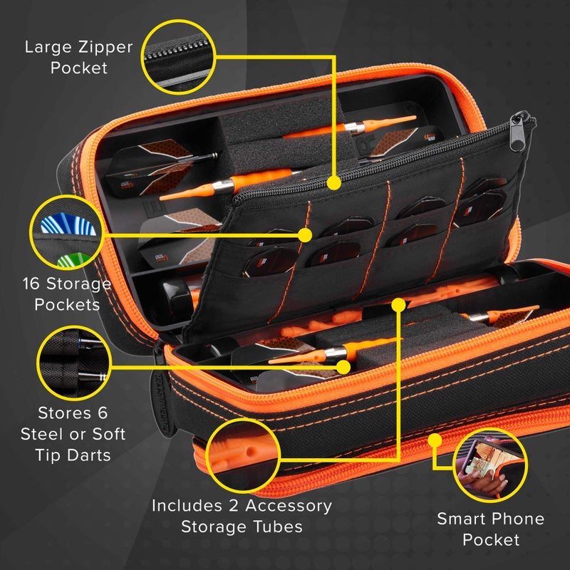 CASEMASTER حافظة كاسماستر بلازما برو سوداء ومقصوصة مع جيب للهاتف - Image 2